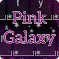 Pink Galaxy Keyboard icon