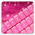 Pink Keyboard Hearts Glow icon