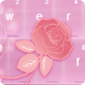 Pink Keyboard Rose Theme icon