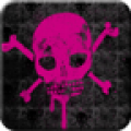 Pink Skull Go Launcher Theme icon