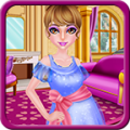 Pregnant Woman Coming Home icon