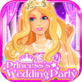 Princess wedding party icon