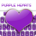 Purple Hearts Keyboard icon