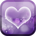 Purple Hearts Live Wallpaper icon