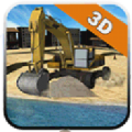 Sand Excavator Tractor Sim 3D icon