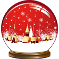 Snowflake Crystal Ball icon