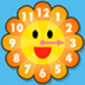 Sunflower clock icon
