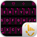 Theme x TouchPal Neon Pink icon