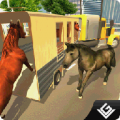 Transporter Truck Horse Stunts 1.25