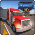 Truck Stop Parking lot 3D icon