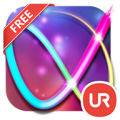 UR 3D Neon Lines Live Theme icon