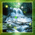 Waterfall Gold live wallpaper icon
