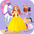 White Horse Princess Dress Up 4.1.641