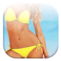 Woman Bikini Photo Montage icon