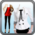 Woman Fashion Photo Suit icon