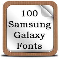 100 SamsungGalaxy Fonts icon