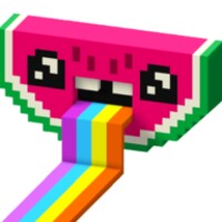 3D Color Number icon