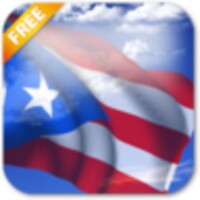 3D Puerto Rico Flag LWP icon