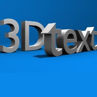 3D Text icon