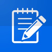 A handy note in a notebook - memo editor icon