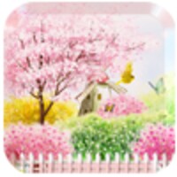 Bird tweet and fragrant flowers Lwp Free icon