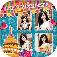 Birthday Collage Maker icon