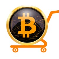 Bitcoin price & shop icon