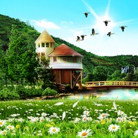 Summer Landscape Live Wallpaper icon