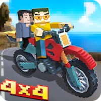 Blocky Moto Bike SIM: Winter Breeze icon