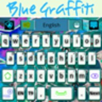 Blue Graffiti GO Keyboard theme icon