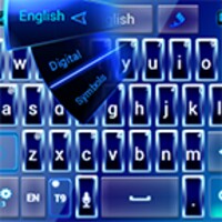 Blue Neon GO Keyboard Theme icon
