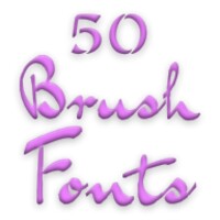 Brush Fonts 50 icon