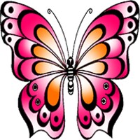 Butterfly HD Coloring Book icon