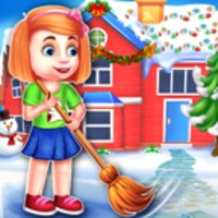 Christmas House Cleaning Time icon