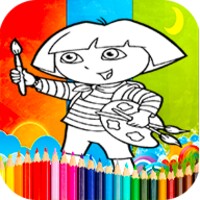 Coloring Dora Games icon