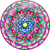 Coloring Pages For Mandala icon