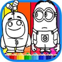 Coloring Pages-Minions And Oddbods icon