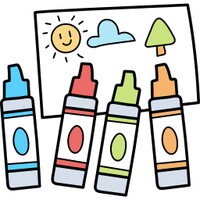 Coloring book icon