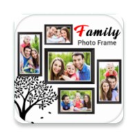 Family photo frame icon