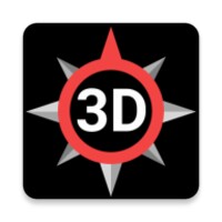 Compass Steel 3D icon