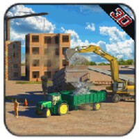 Concrete Excavator Tractor Sim icon