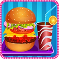 Cooking hamburgers for drivers icon