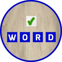 Correct word game - english written game icon