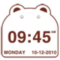 Cute Bear Clock Widget 2.1.2