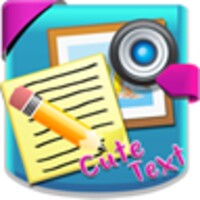 Cute Write on Pictures App icon