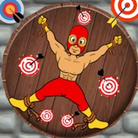 Dart wheel aim target-dart throw game icon