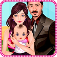 Newborn baby care icon