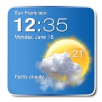 Digital Clock Weather Widget 1.7