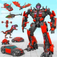 Dino Robot Car Transform Games icon