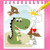 Dinosaurs Coloring Book icon